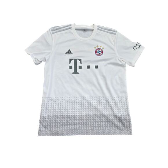Adidas Bayern Munich Away Jersey 2019/20 White Gray XL Climalite Soccer Shirt - Picture 1 of 9